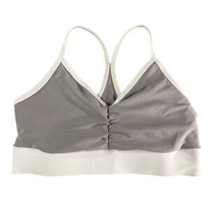 Becco Sports Bra Womens Medium Purple Activewear Unlined Stretch RN#156575